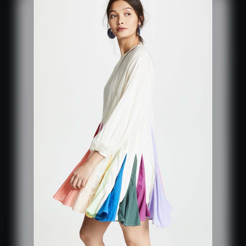 Rhode Resort Rare Ella Rainbow Dress - No Belt